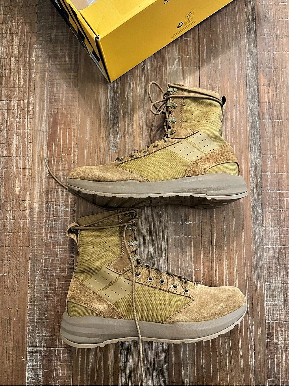 OTB Boots M-Carbon 8 Men's Brown Combat Boots US 9 NEW